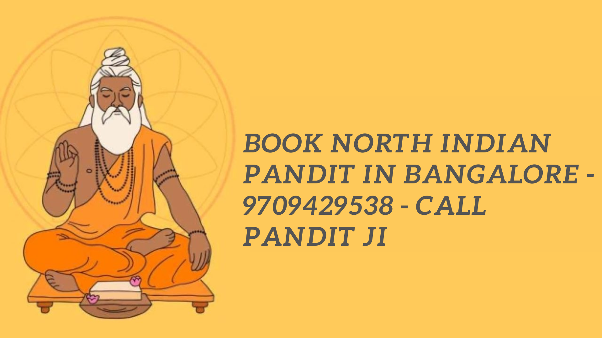 North Indian Pandit In Bangalore 9709429538 Call Pandit Ji 3347